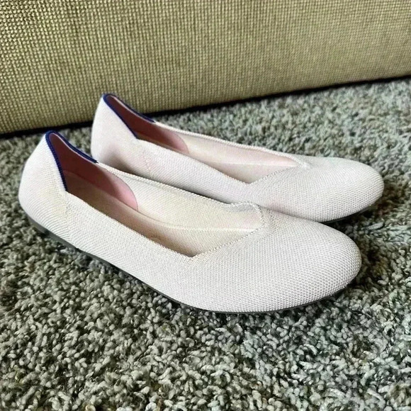Rothy’s light pink round toe flats Size 11 - Picture 1 of 8